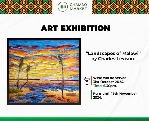 Landscapes of Malawi opening exhibition Chambo Market Bookshop and Art GAllery